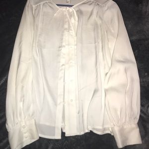 White Dress Blouse
